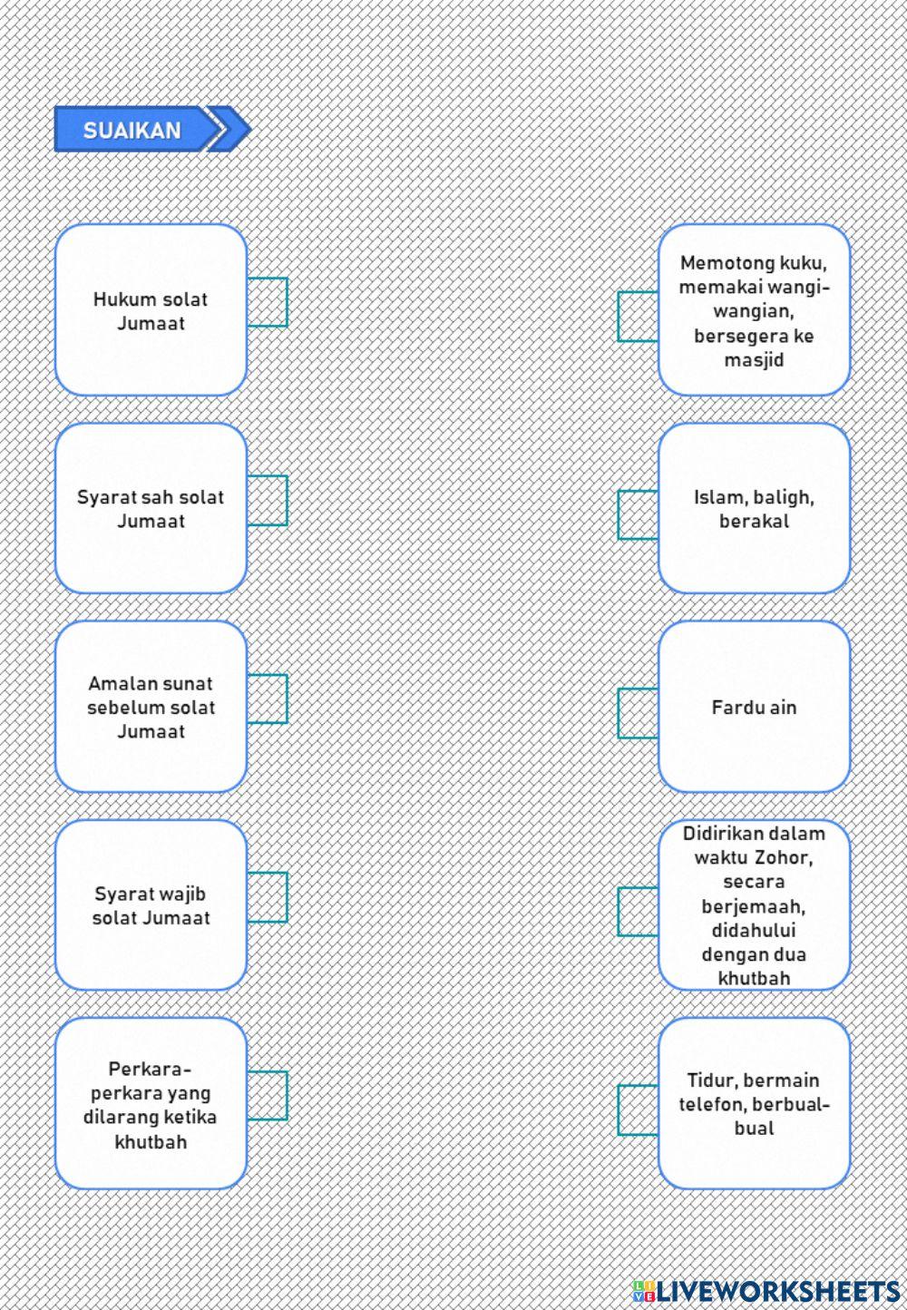 Penilaian PI T5 KSSR (Jumaat Penuh Berkat)