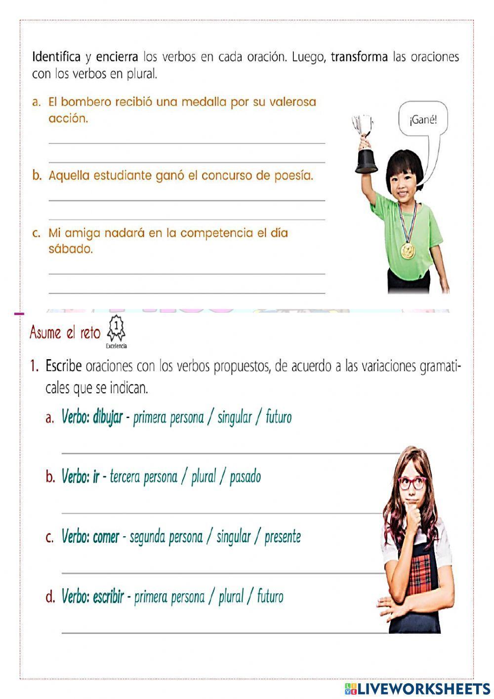 Practicamos con el verbo