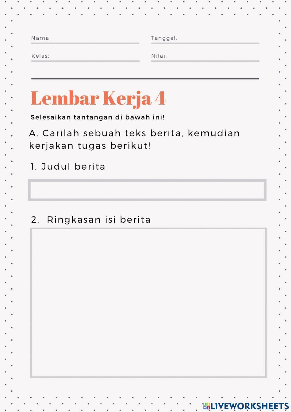 Analisis Ciri Kebahasaan Teks Berita