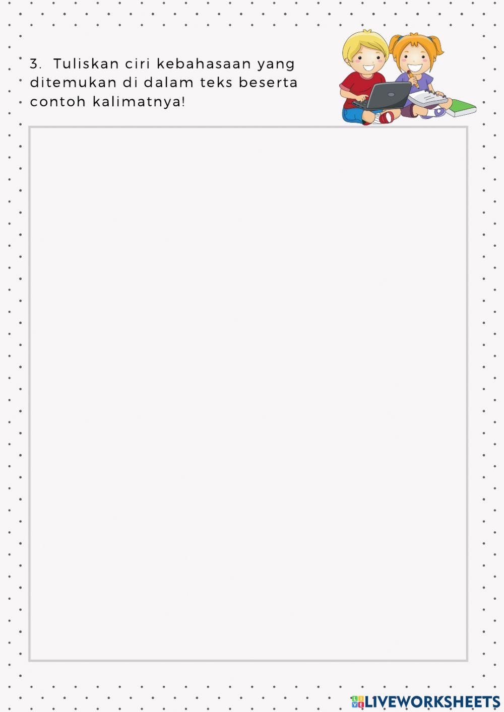 Analisis Ciri Kebahasaan Teks Berita