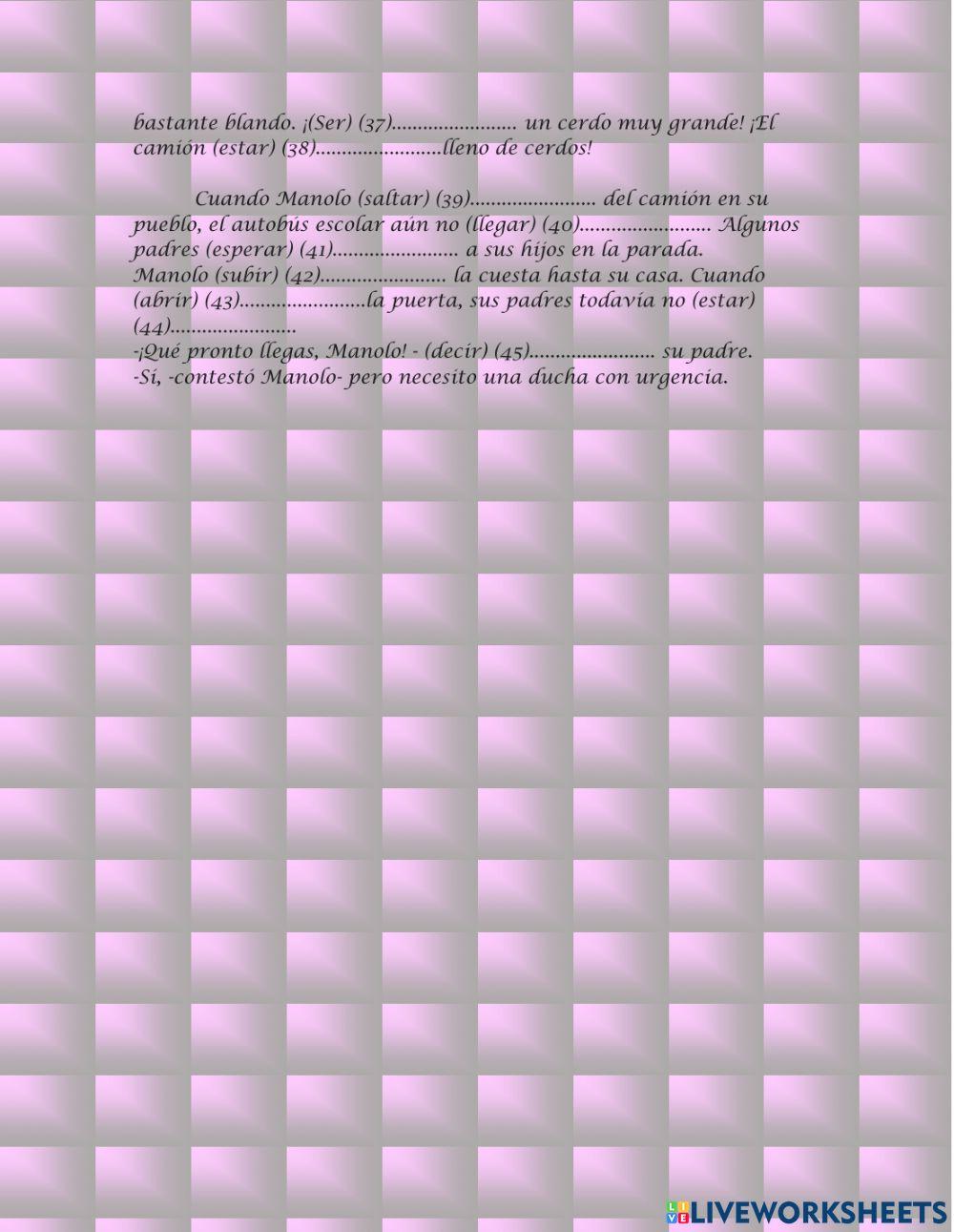 Online spanish - english as a foreing language tutor