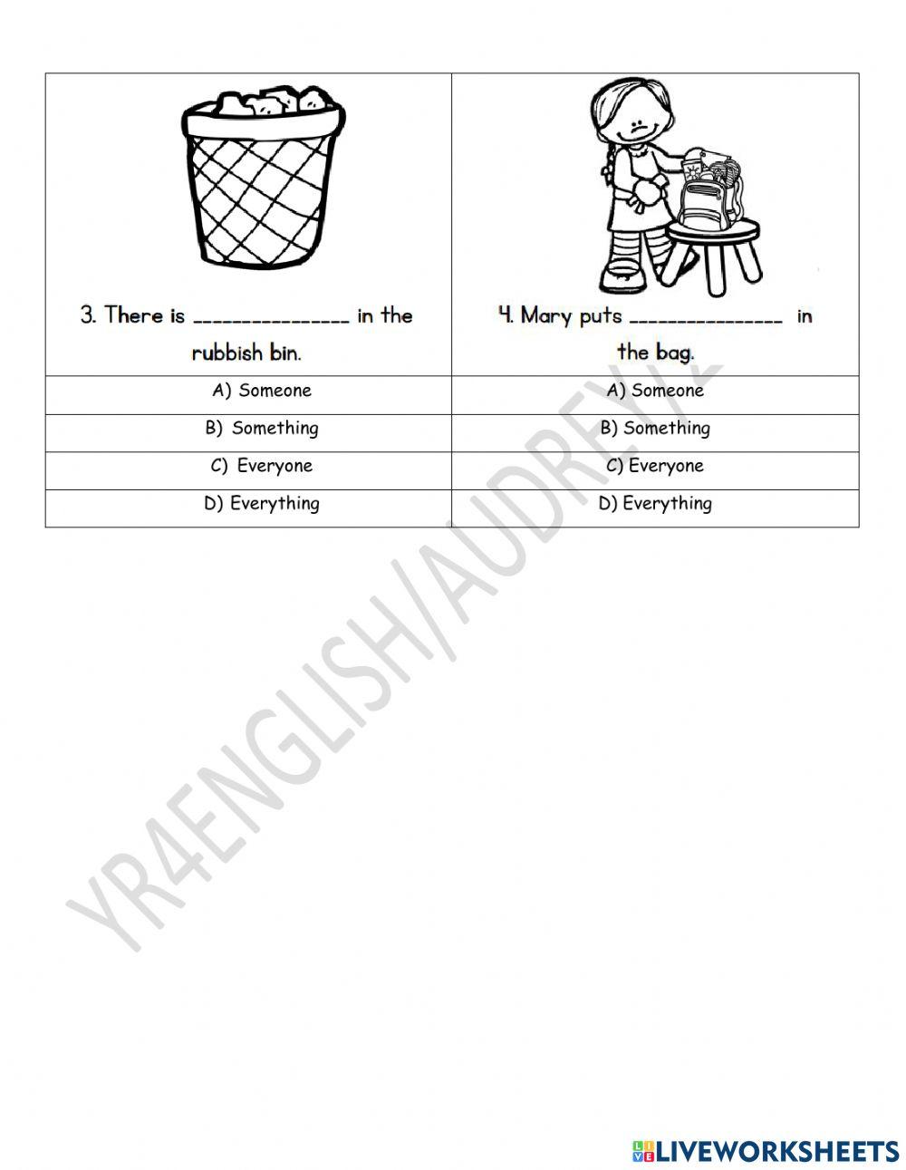 Year 4H English Module 7: Helping Out (Recycling)