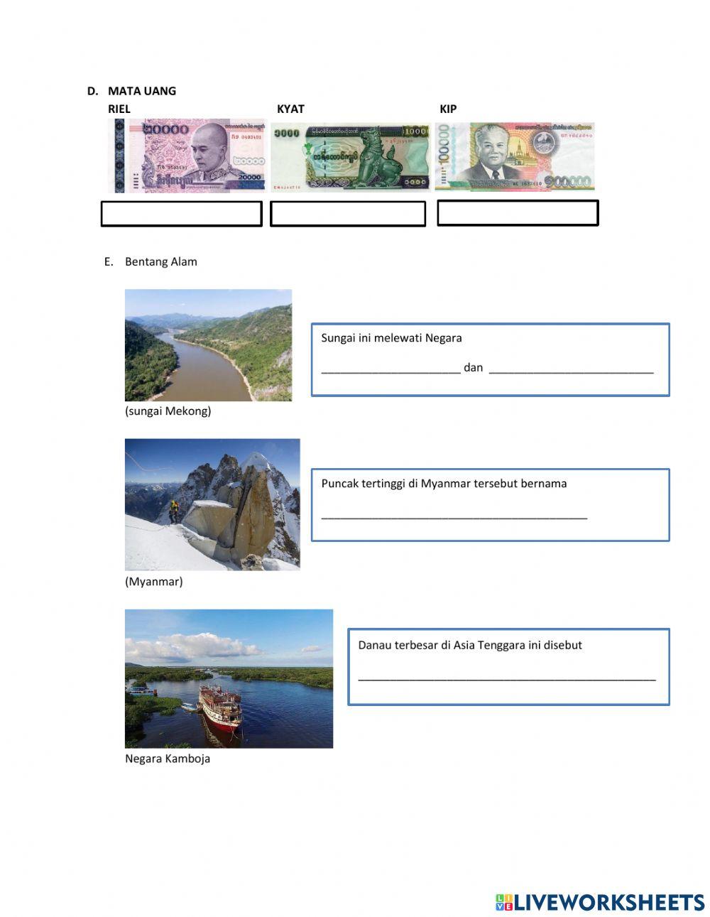 Kamboja, laos, myanmar