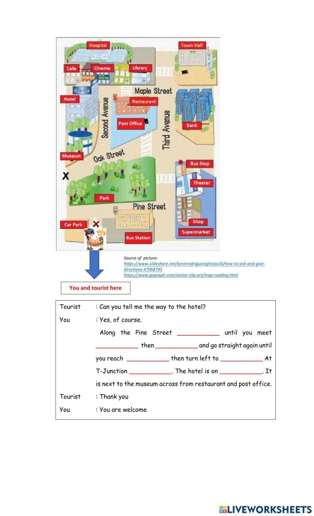 ENGLISH TEST 6 Preposition and Direction