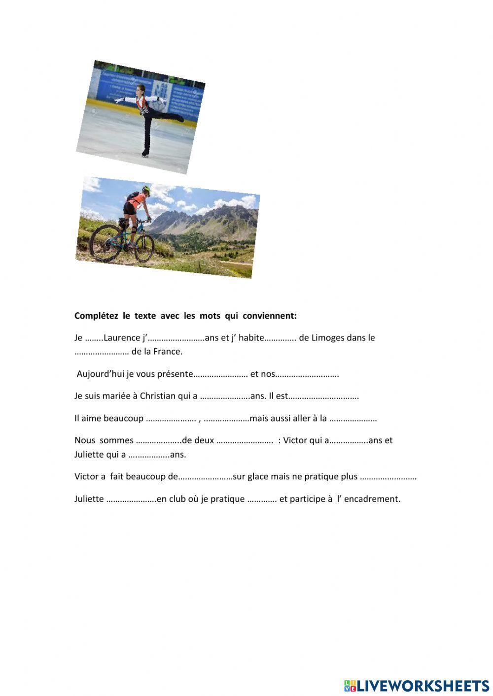 Laurence et sa famille