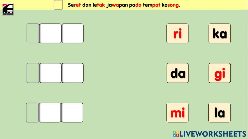 Set1 Modul Edusuka (Vokal a-i) Set1 Modul Edusuka (Vokal a-i)