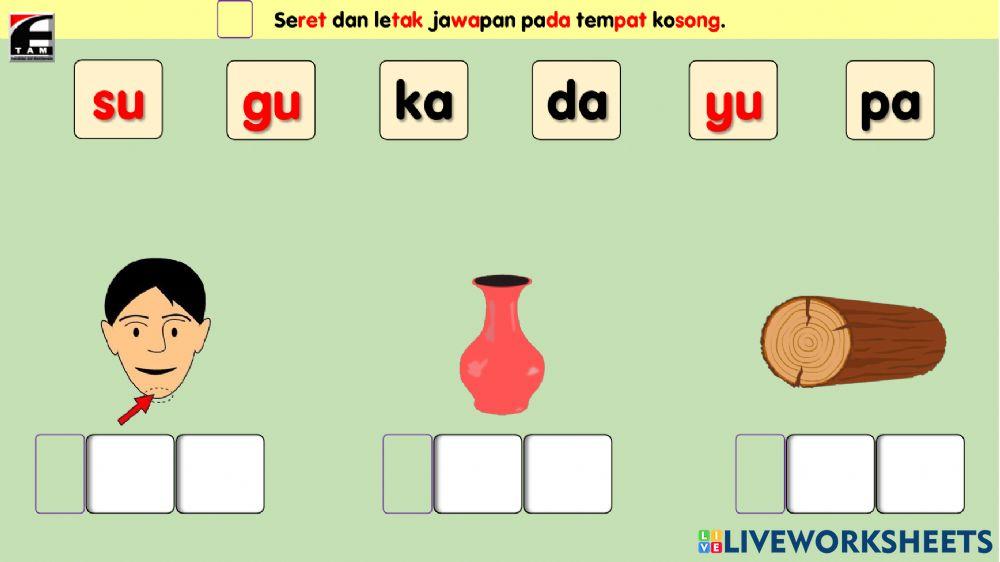 Set2 Modul Edusuka (Vokal a-u)