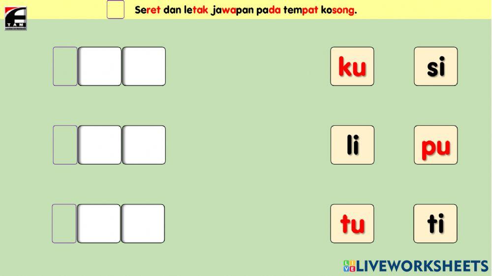 Set4 Modul Edusuka (Vokal i-u) Set4 Modul Edusuka (Vokal i-u)