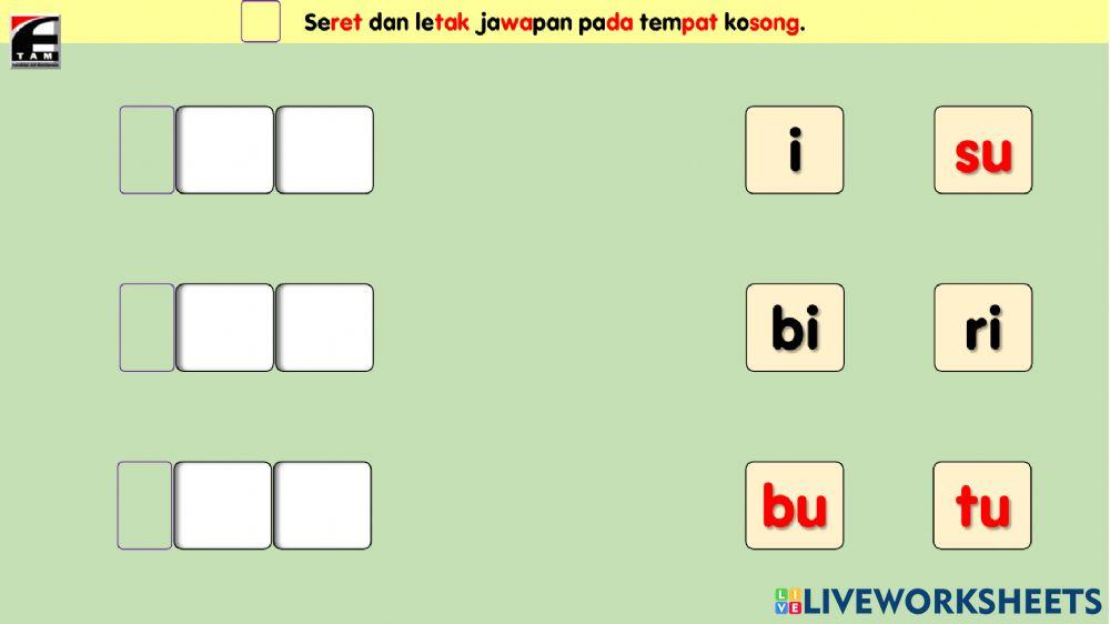 Set4 Modul Edusuka (Vokal i-u) Set4 Modul Edusuka (Vokal i-u)
