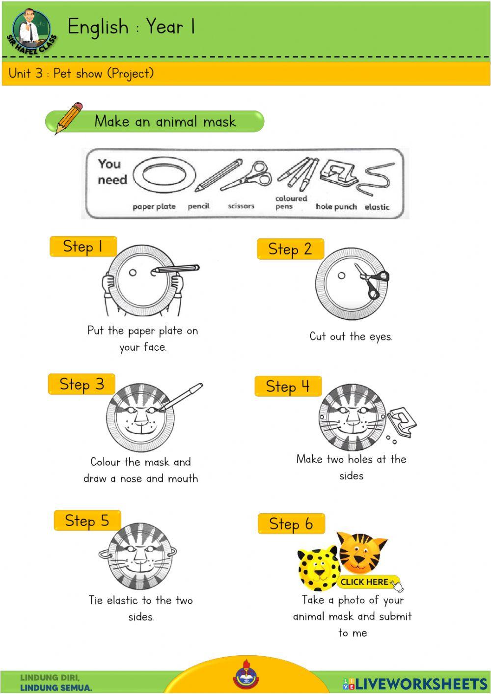 English Y1 - Pet show 15
