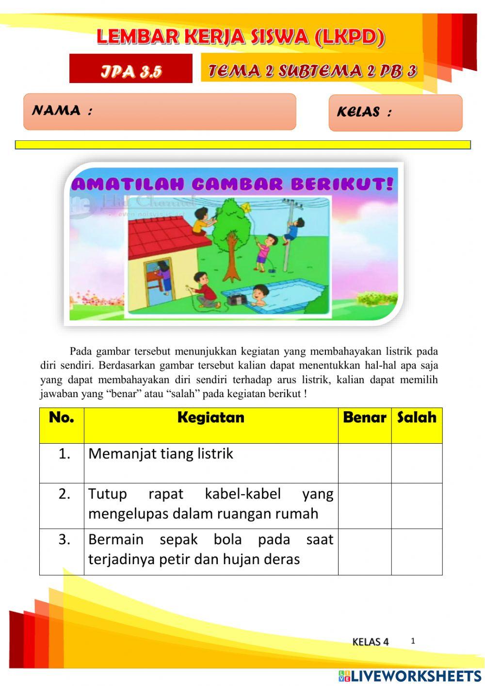 LKPD IPA 3.2 Tema 2 Subtema 2 PB 3
