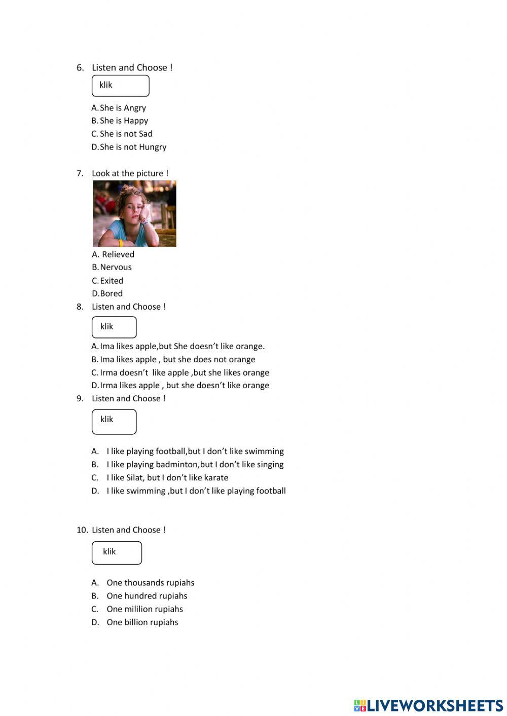 Penilaian harian tema 1 wirausaha