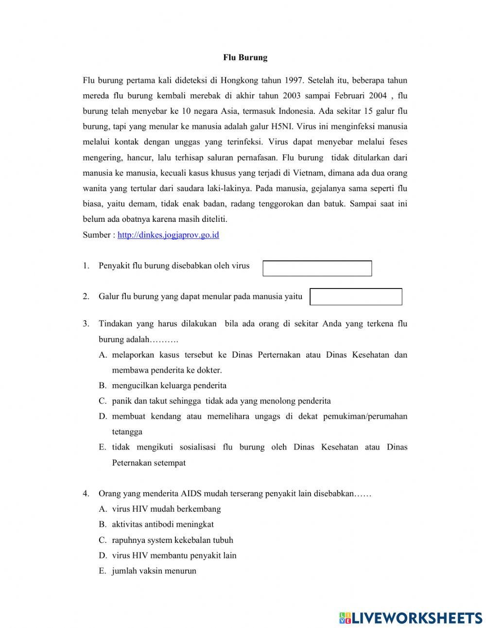 Lkpd peranan virus dalam kehidupan manusia