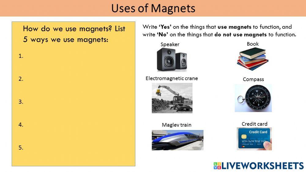 Uses of Magnets