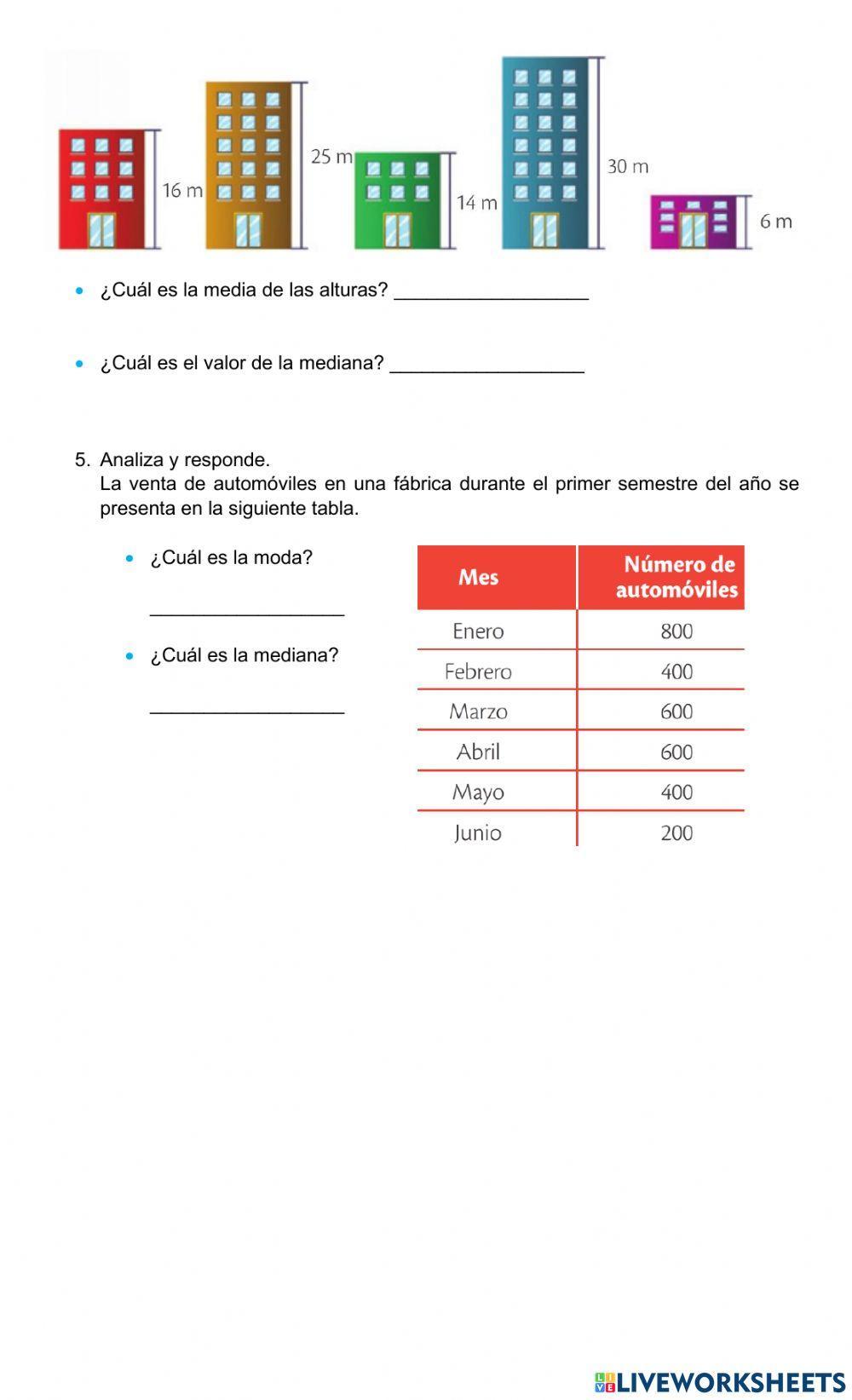 Medidas de tendencia central