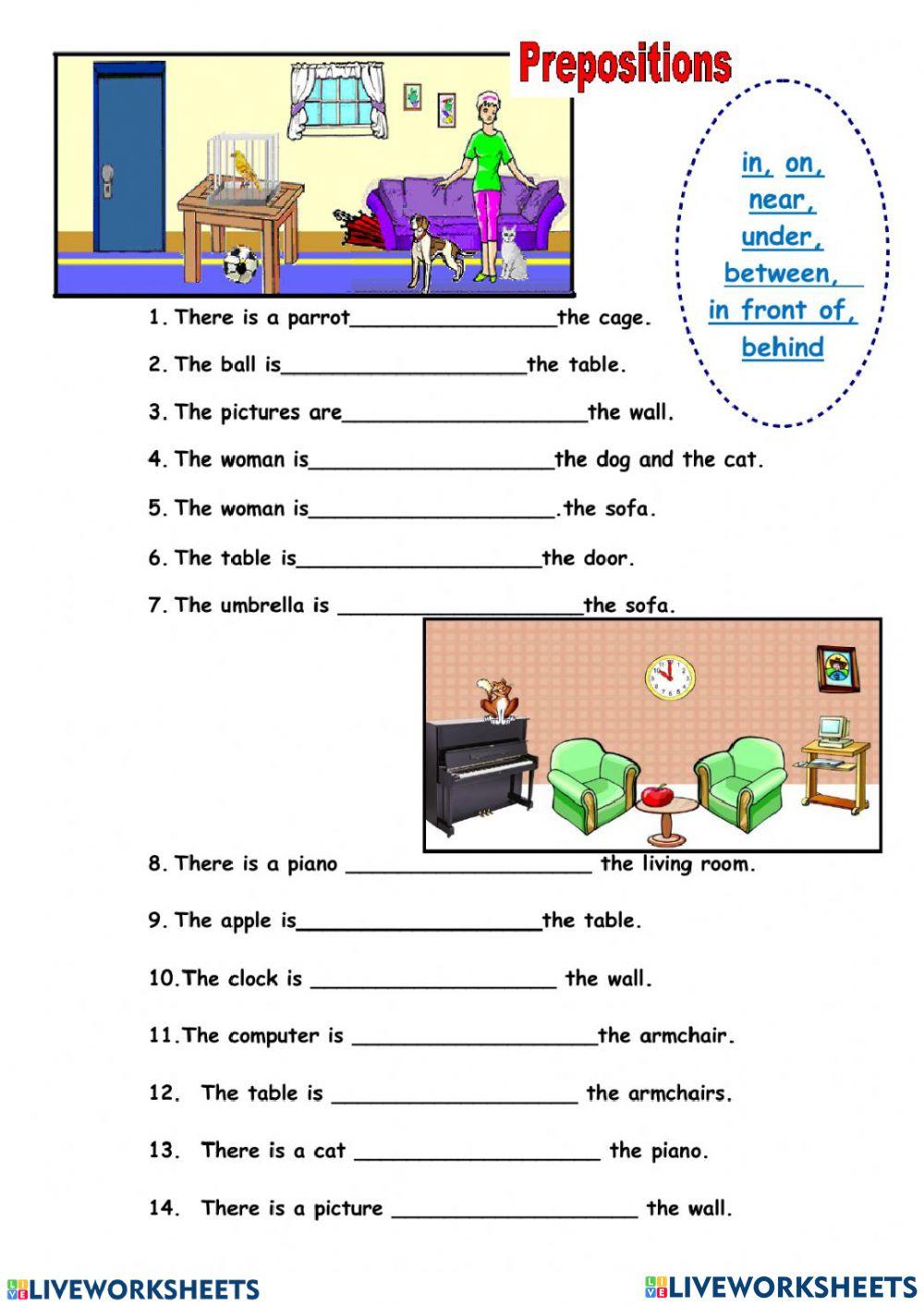 Preposition of place