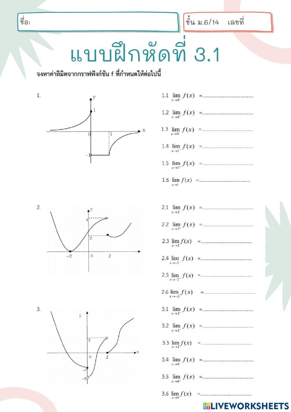 ลิมิตของฟังก์ชัน