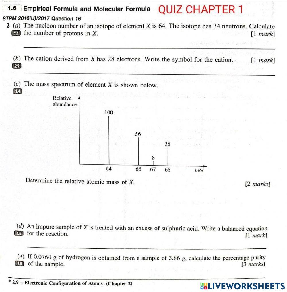 Empirical And Molecular Formula Worksheets Answers