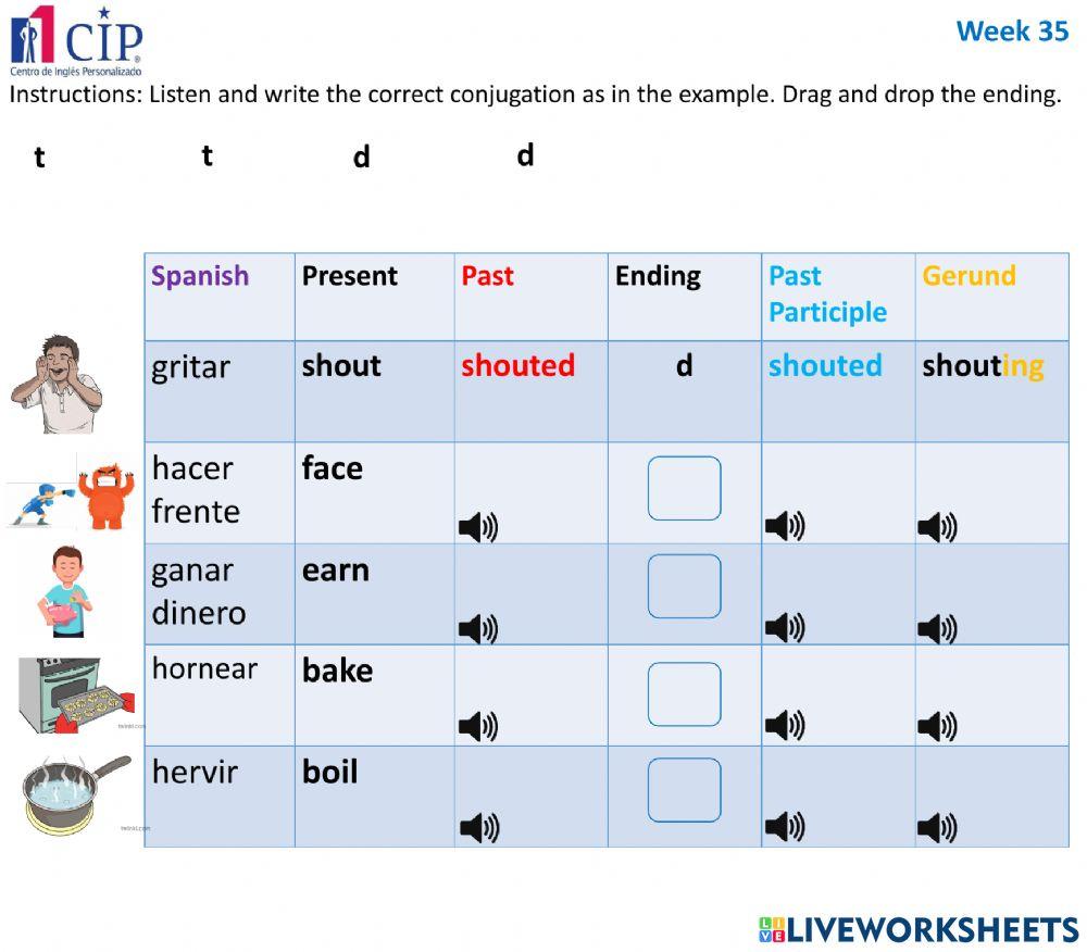 KIDS Verbs Week 35