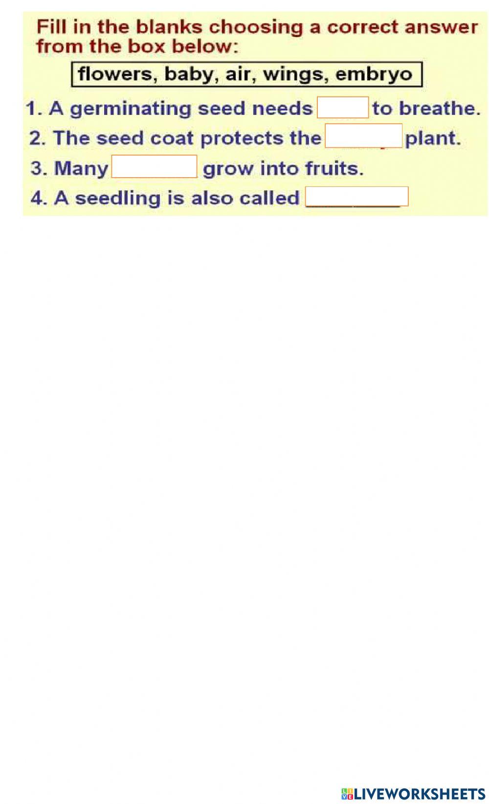 Reproduction of plant and state of matter