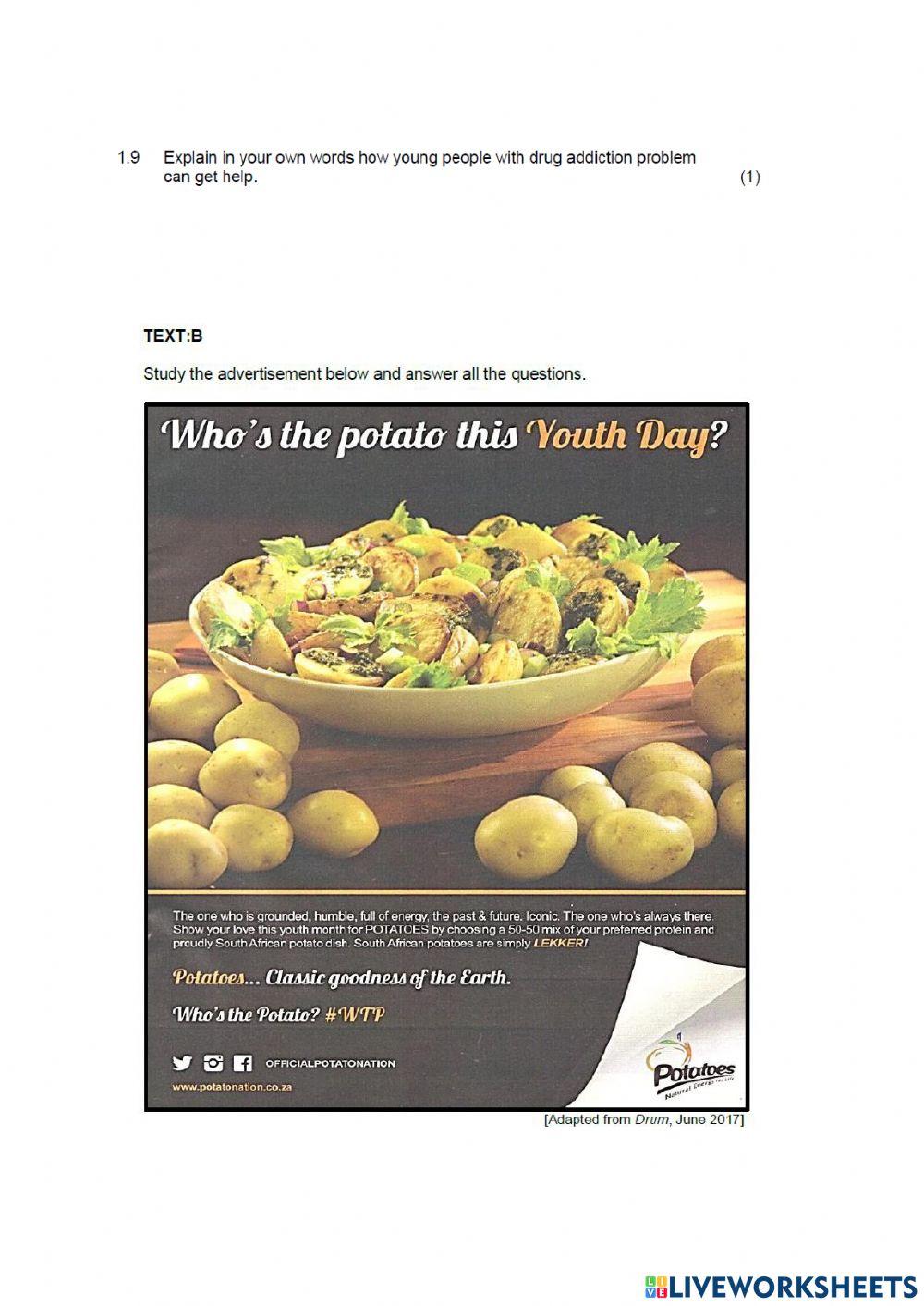 English paper 2 part 1