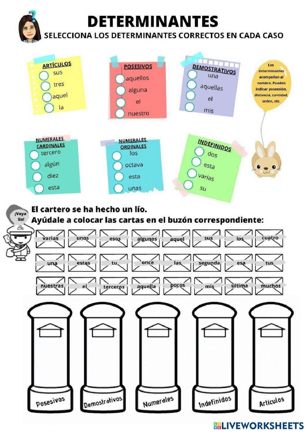 Ficha de determinantes
