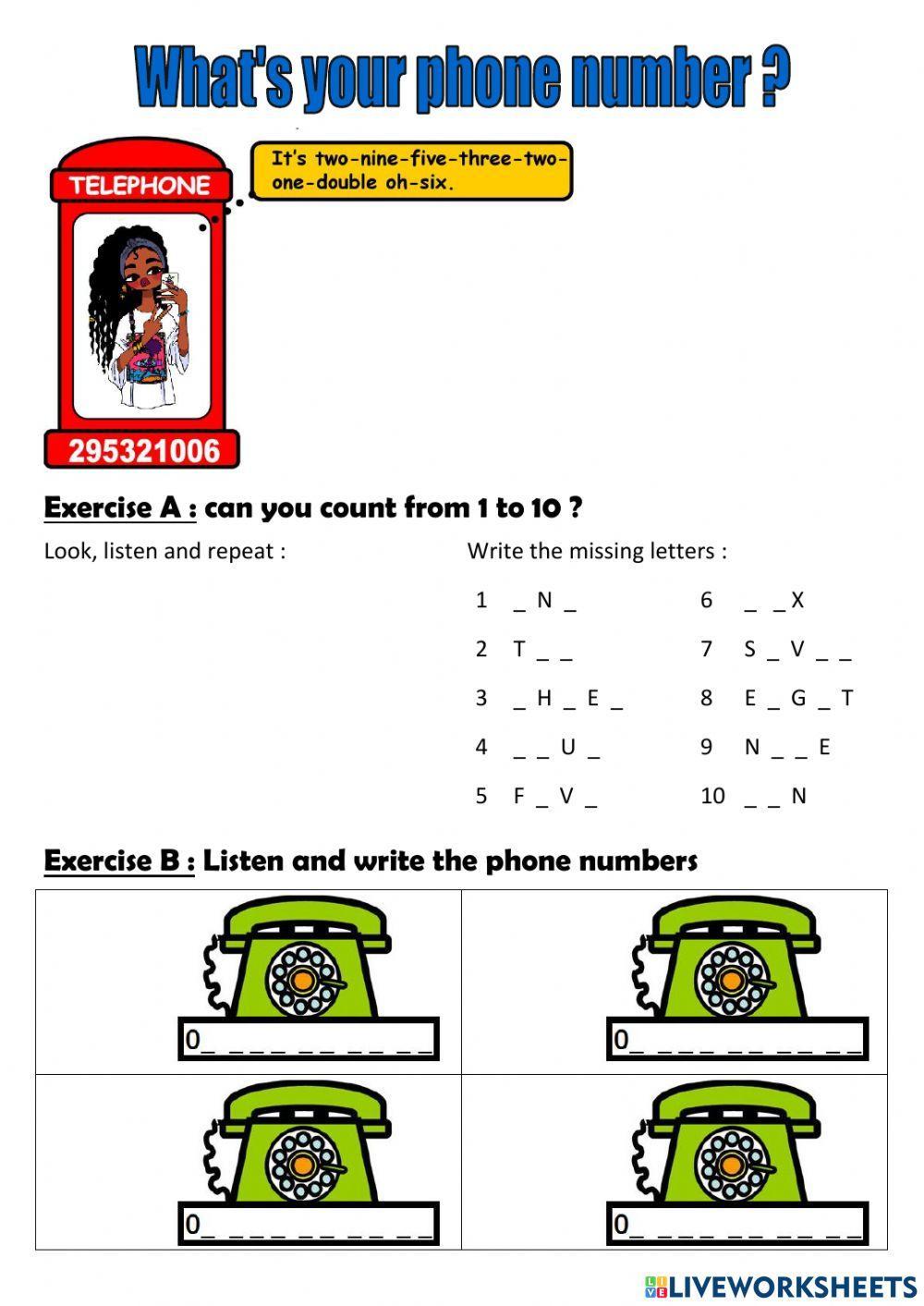 What's your phone number?