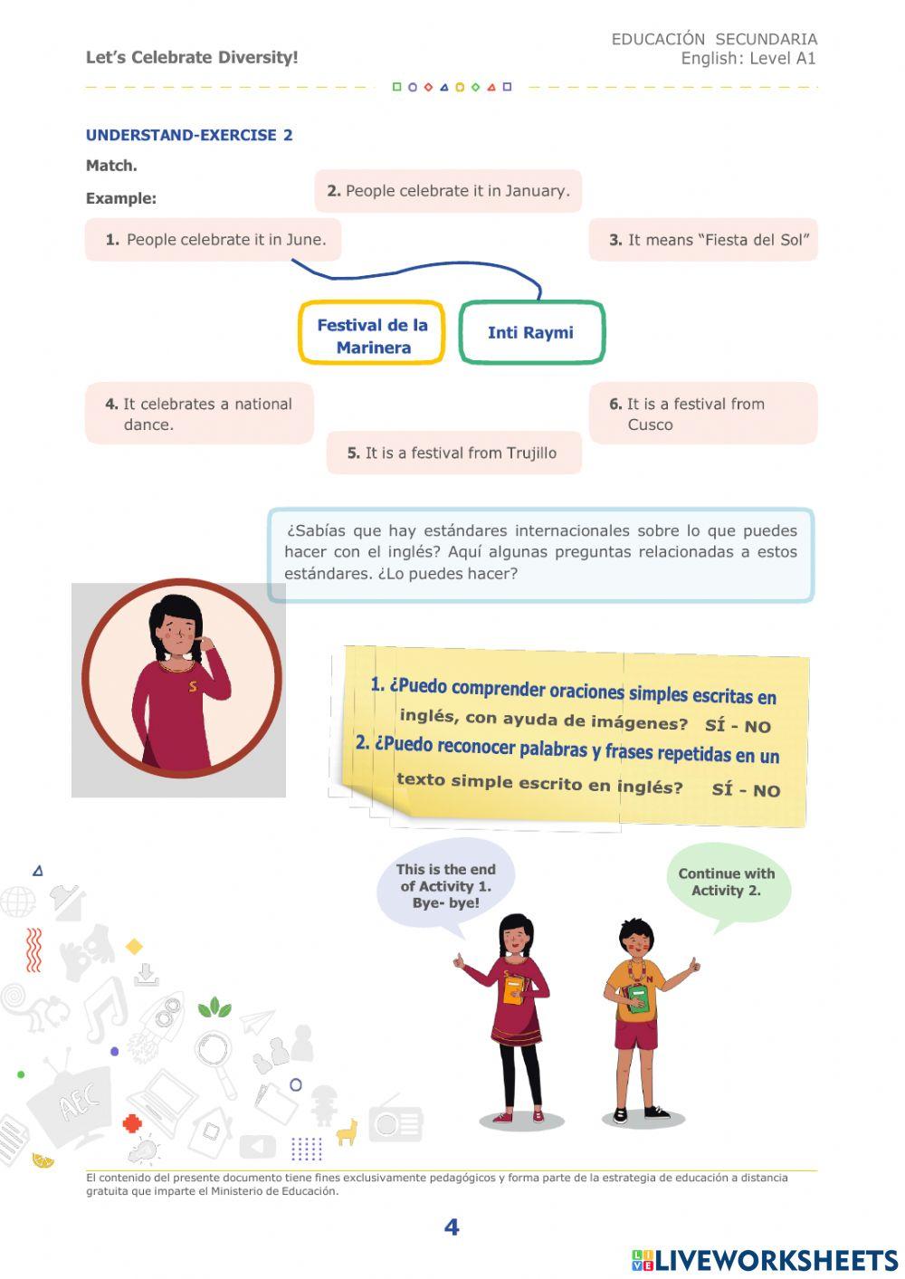 Activity 1: Let’s Celebrate Diversity!