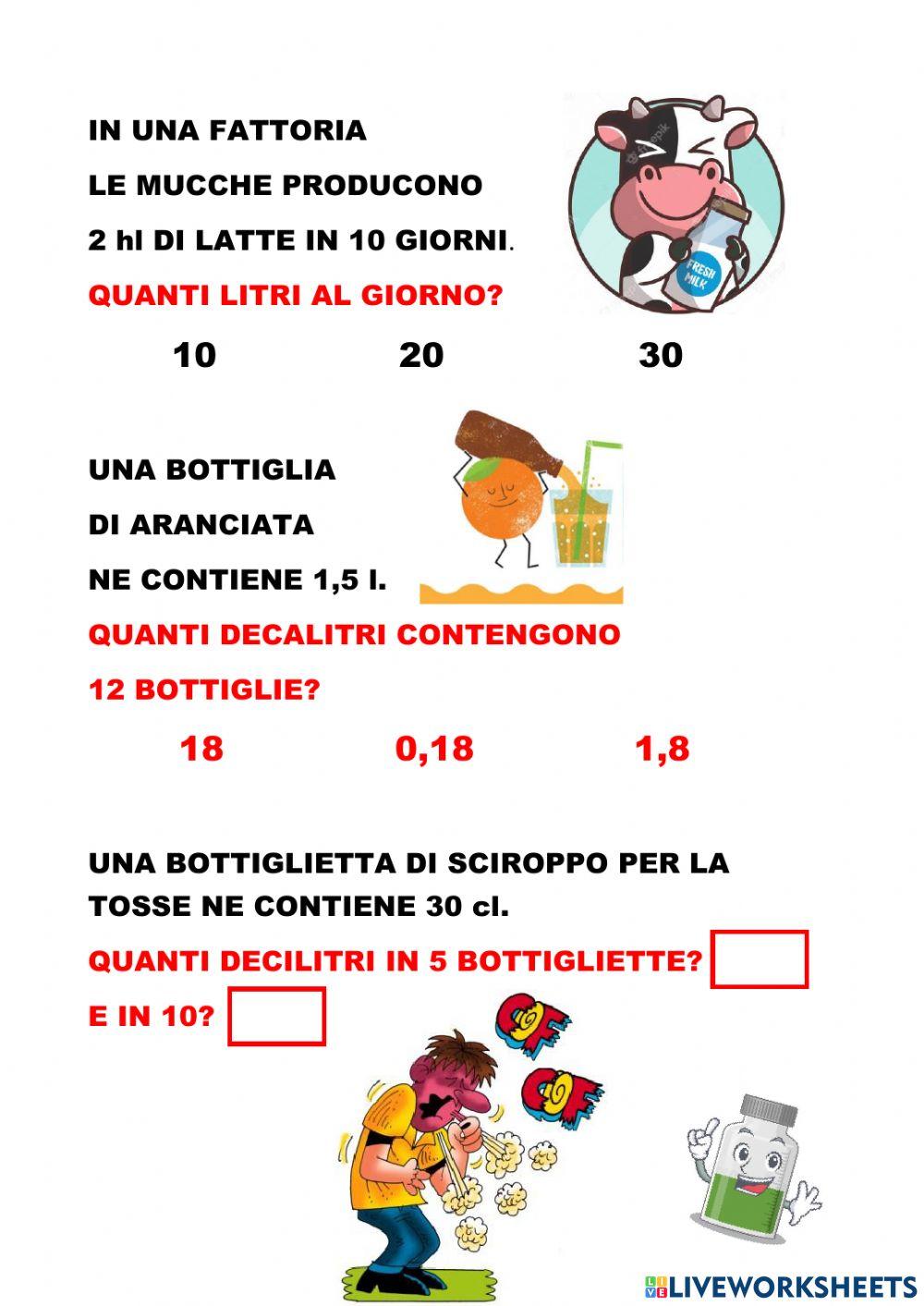 Problemi misure Problemi misure