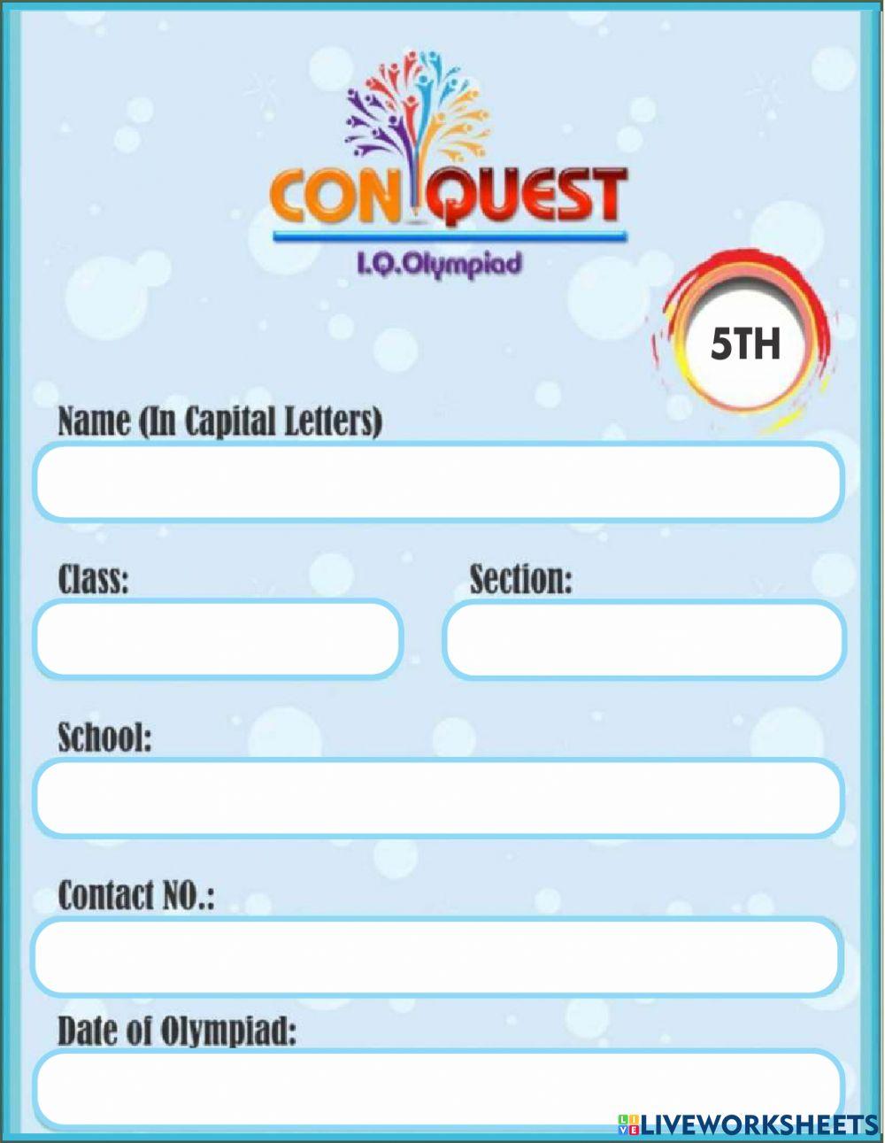 CQIQ 5TH CLASS QUESTION PAPER II Online Exercise For Live Worksheets cqiq-5th-class-question-paper-ii-online-exercise-for-live-worksheets