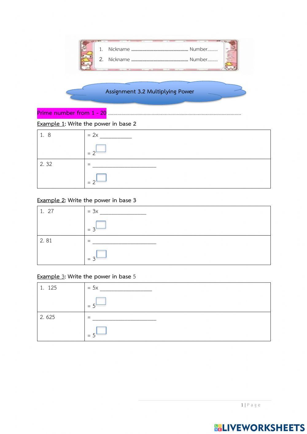 Multiplying the power