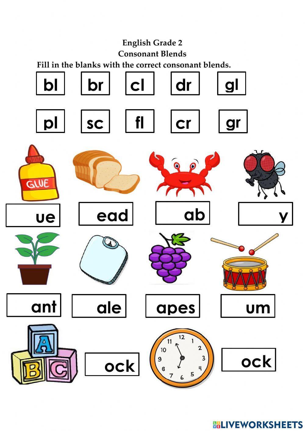 ENGLISH GRADE 2 QUIZ - 3 1285976 | pinkyceeg2 | Live