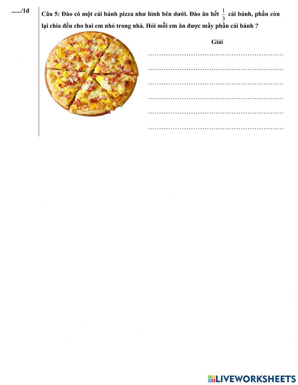 Ôn tập về phân số