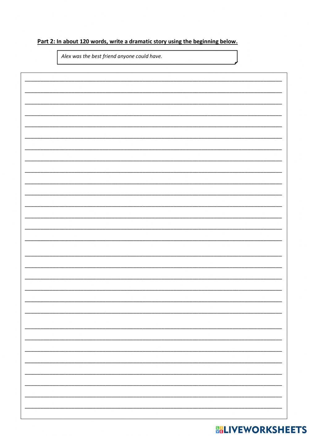 Writing a Dramatic Story