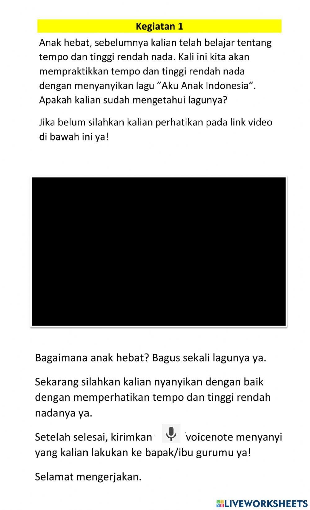 Materi dan tugas - Jum'at, 20 Agustus 2021