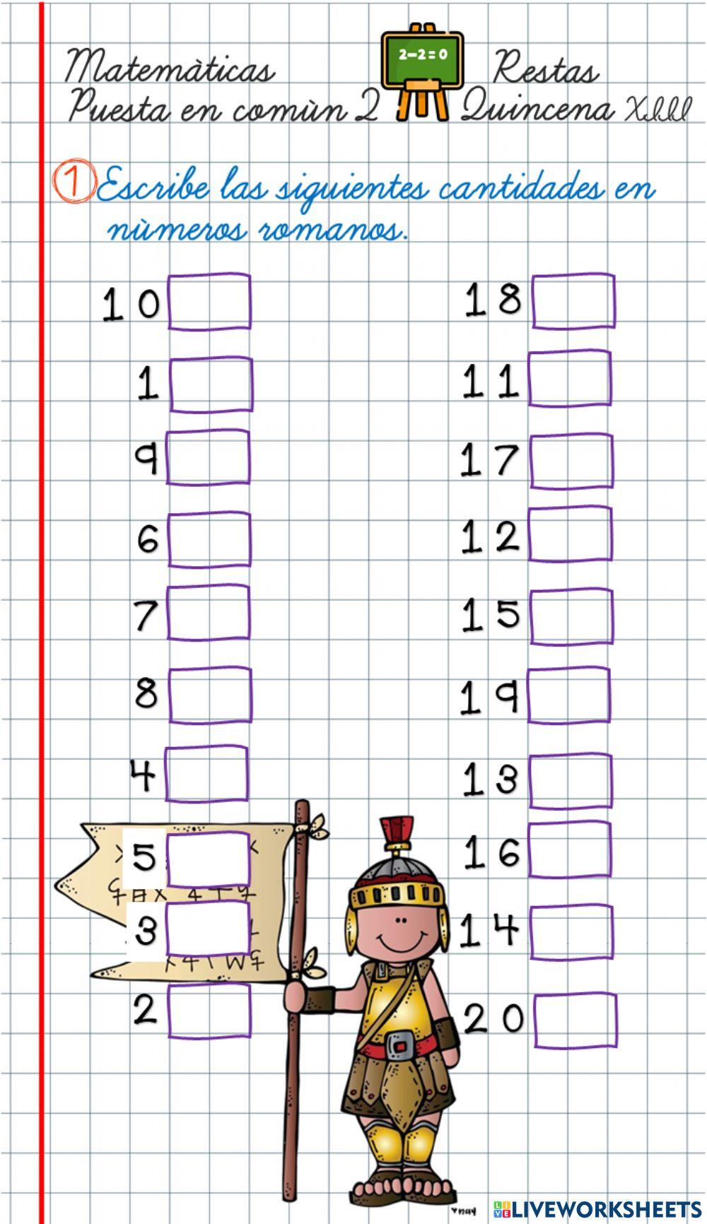 Puesta en Común 2 Matemáticas-Quincena XIII