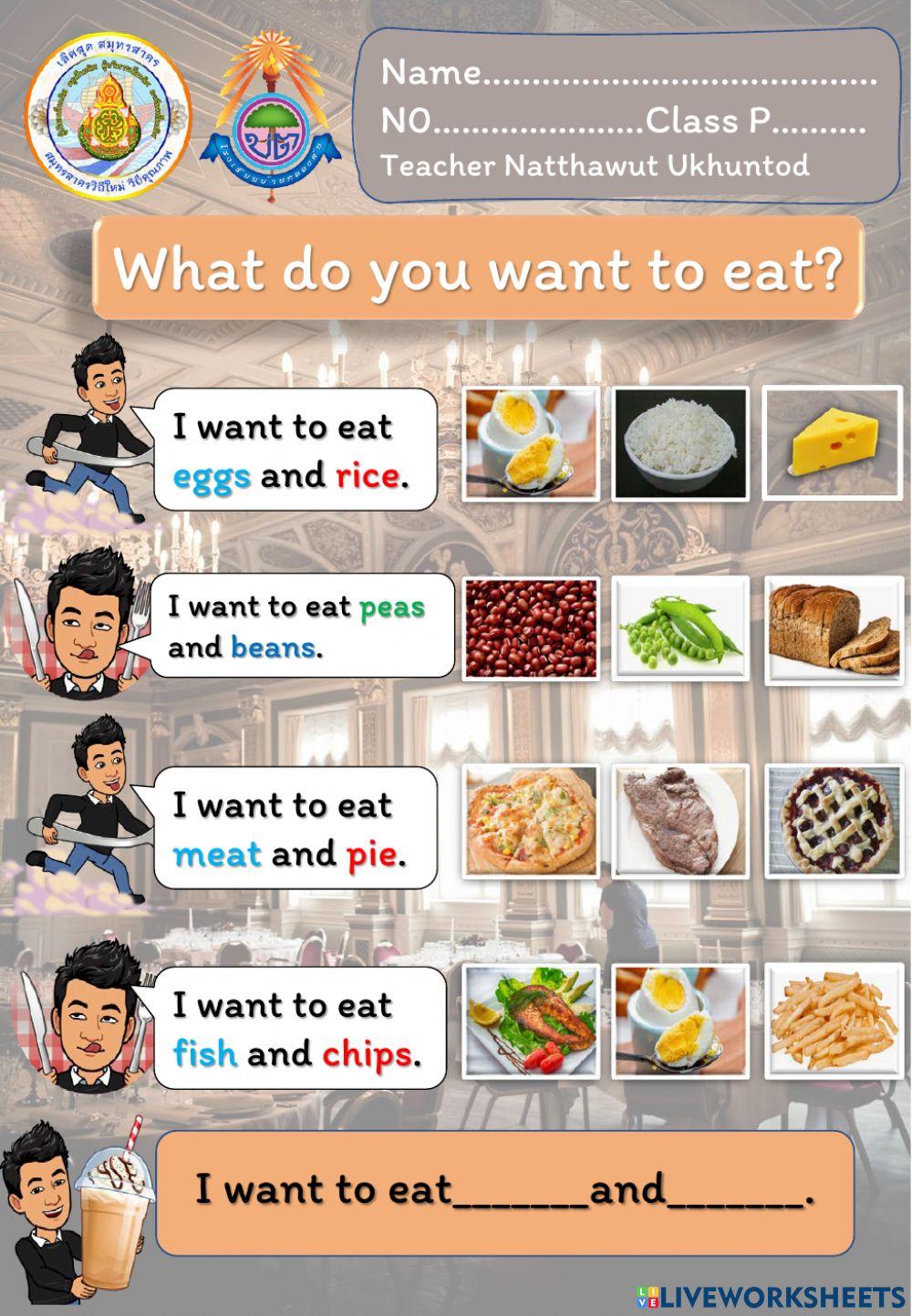 What do you want to eat?