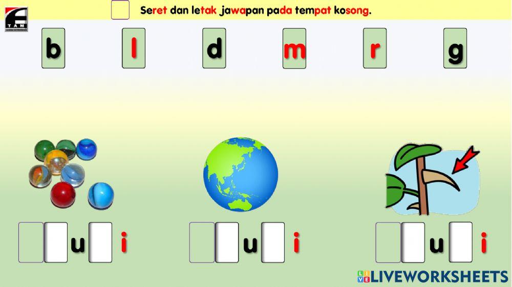Set6 Modul Edusuka (Vokal u-i)