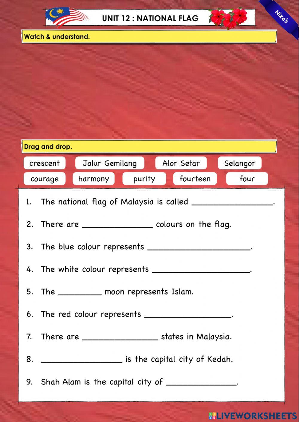 Unit 12 : our national flag