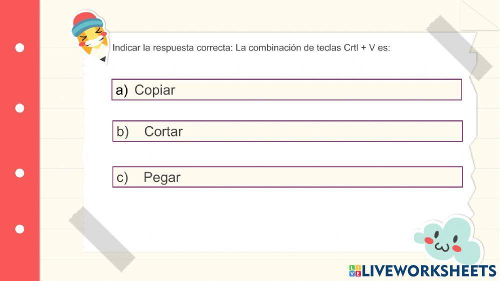 Tratamiento de textos (copiar y cortar)