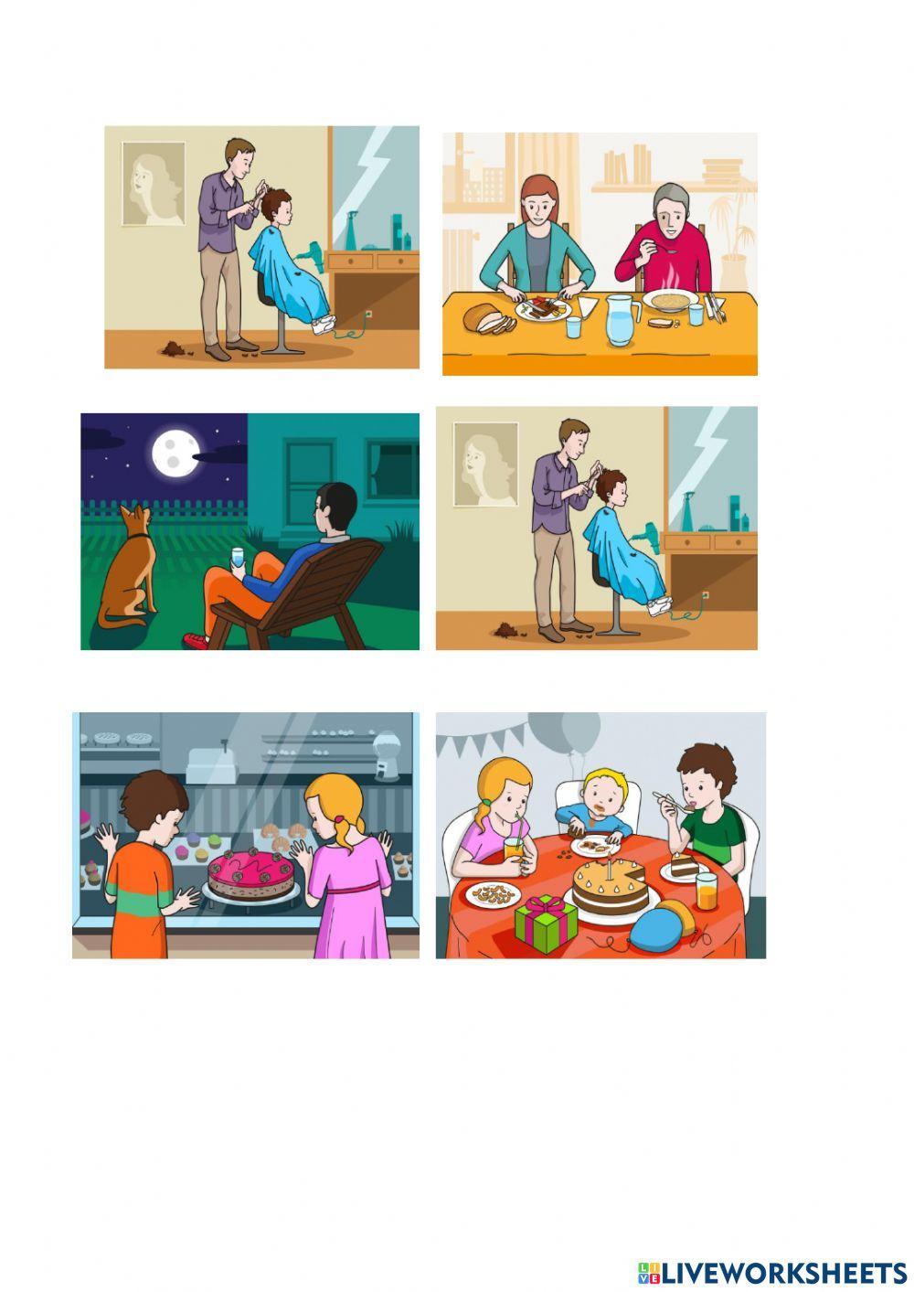 Reconocimiento auditivo de frases. Parte 3