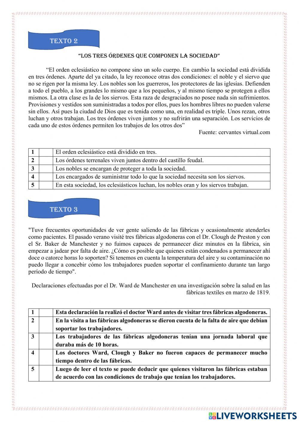 Comprensión de Lectura