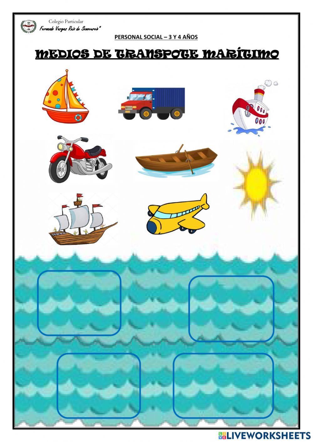 Medios de transporte marítimo