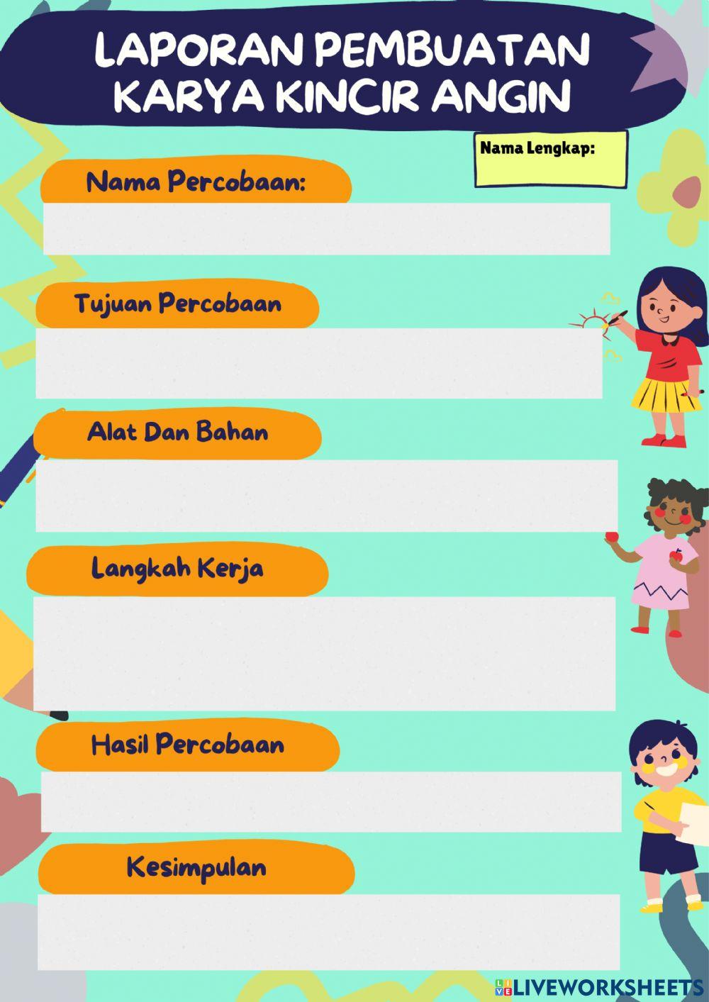 LKS Pembuatan Karya Kincir Angin Kelas 4