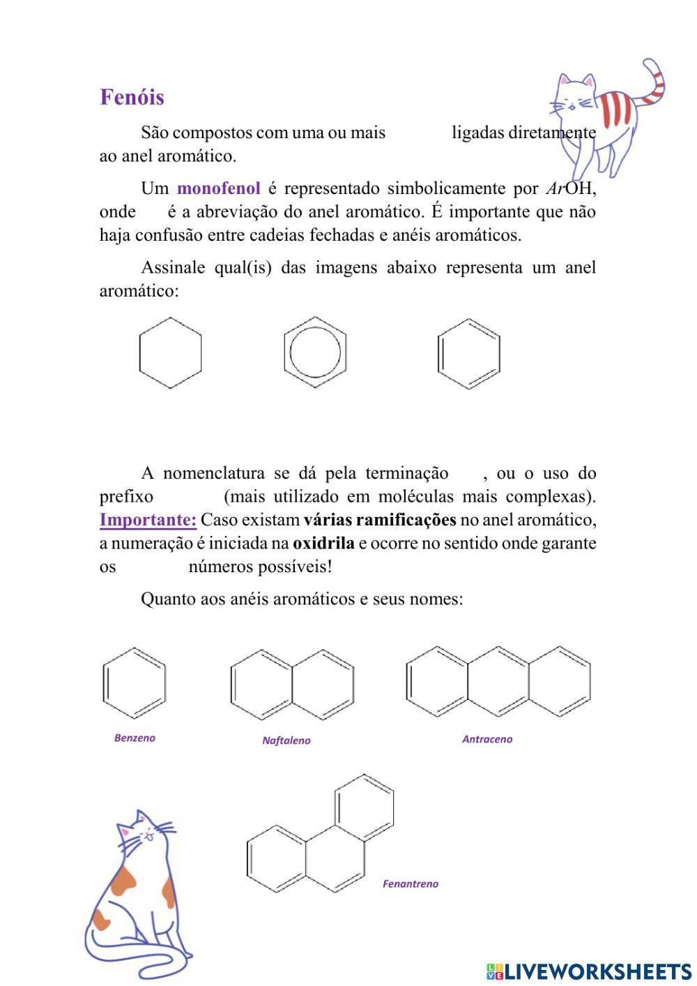 Lista de funções orgânicas oxigenadas