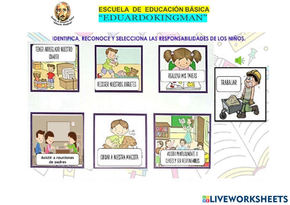 Responsabilidades de los niños
