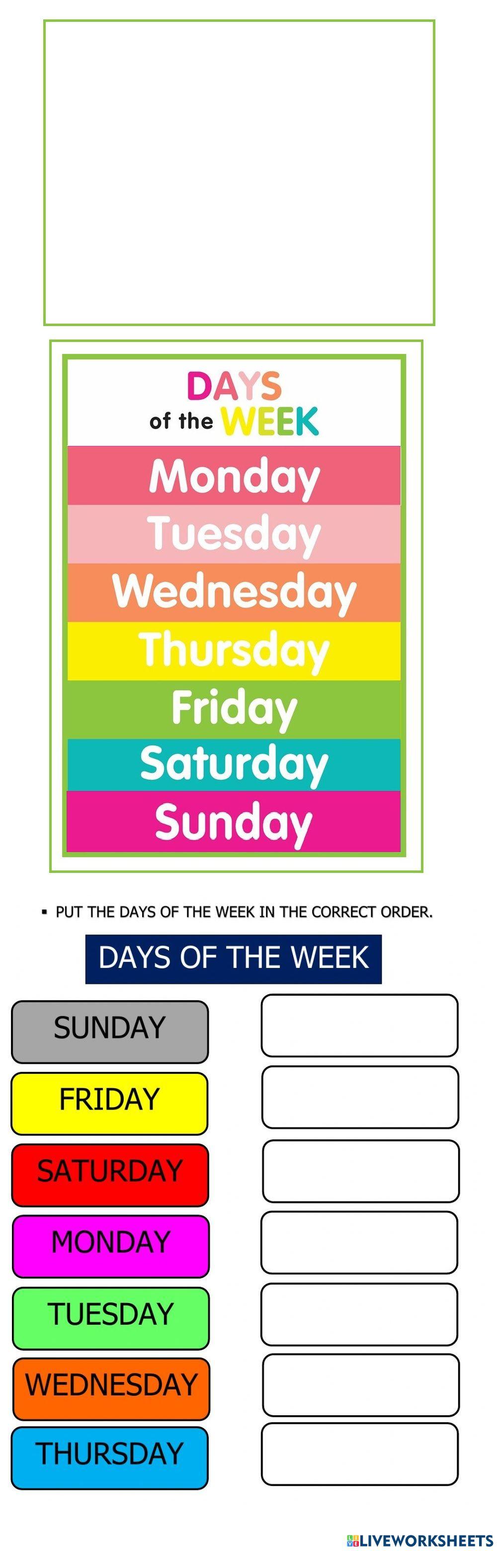 Days of the week