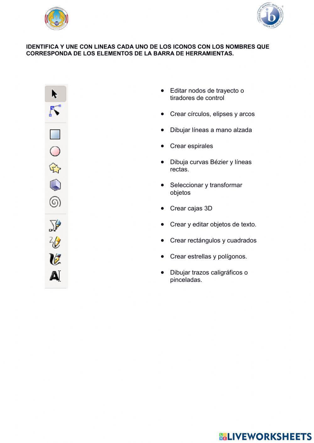 Elementos de la ventana de inkscape Elementos de la ventana de inkscape