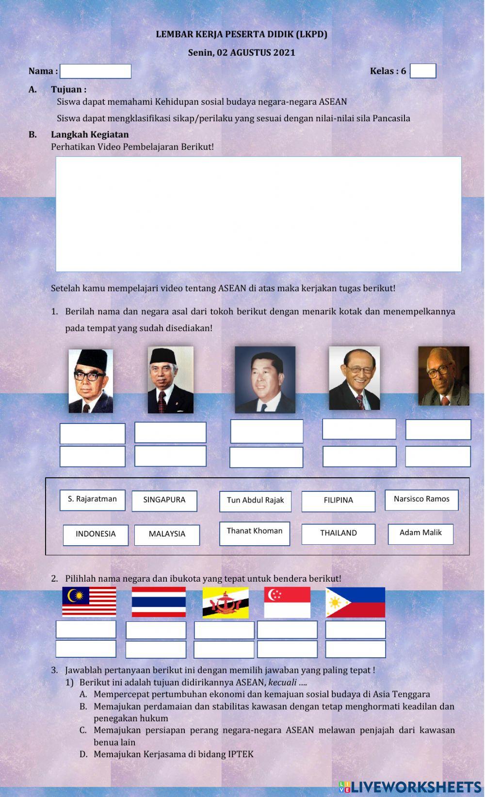 LKPD hari Senin 02 Agustus 2021