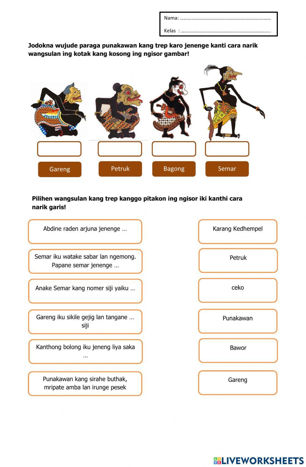 Soal latihan b jawa Soal latihan b jawa